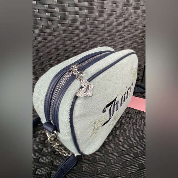 Juicy Couture Green Crossbody Bag with butterfly Design, Juicy couture crossbody - Picture 6 of 16